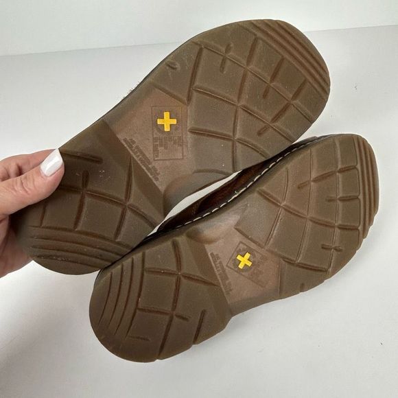 Dr. Martens Doc sandals mens size 9 slides brown leather slip on - Picture 12 of 15